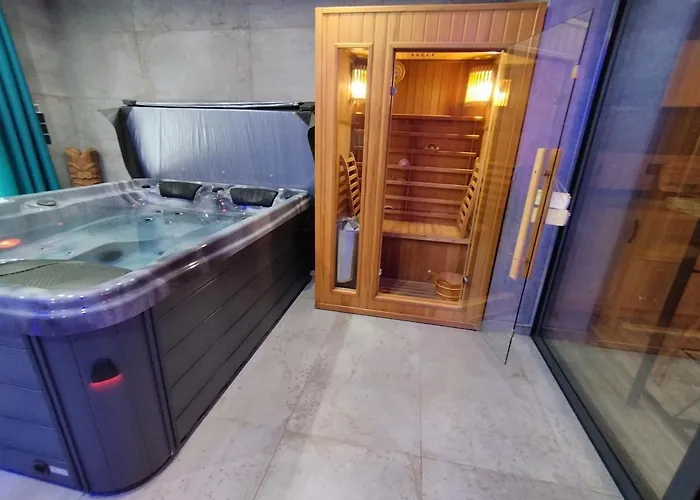 דירה Jacuzzi Sauna Pour 2 Personnes